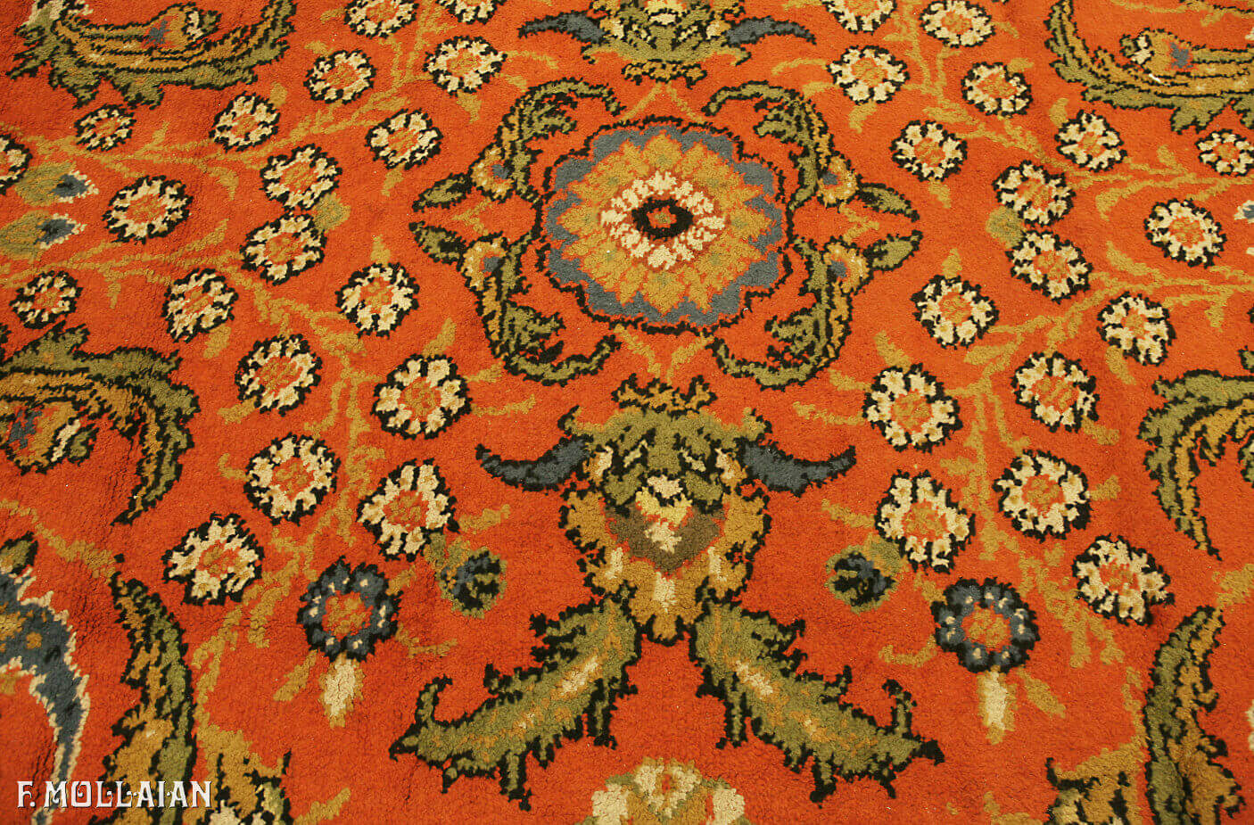 A Large Semi-Antique European Carpet n°:34580209